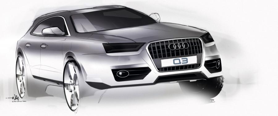Эскиз Audi Q3 2.0 TDI Quattro (8U) 2011 года  (WW) (фото 10 из 65)